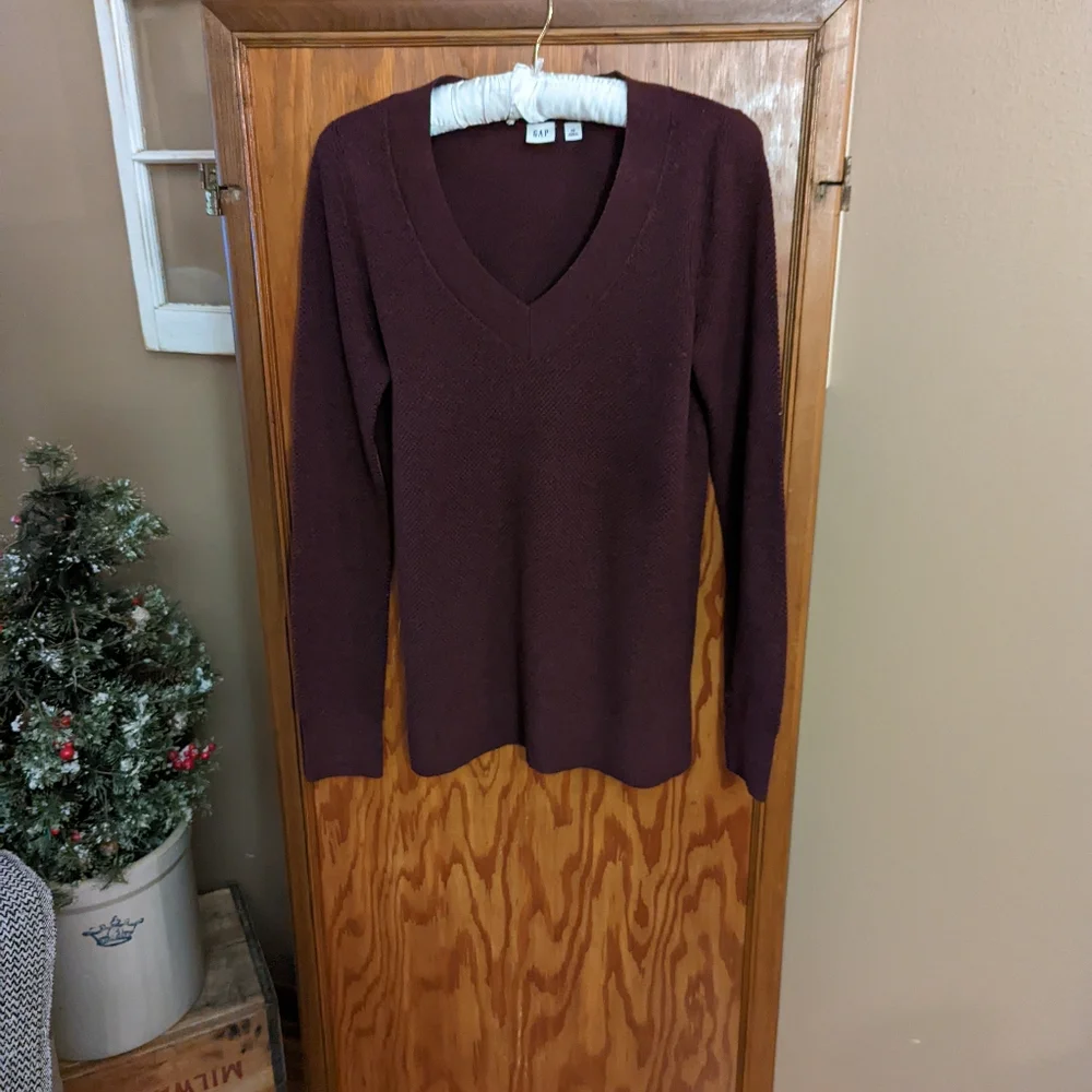 NWOT GAP Vneck Sweater. Size XS.